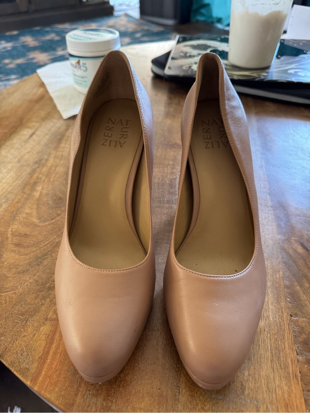 Naturalizer Women's Blush Leather Pumps